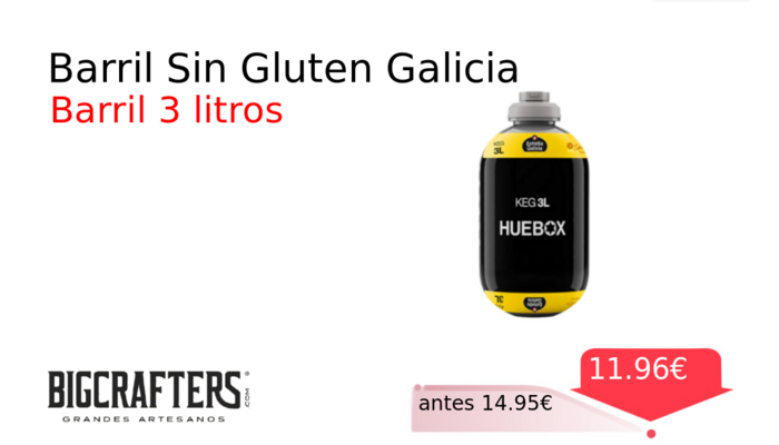 Barril Sin Gluten Galicia