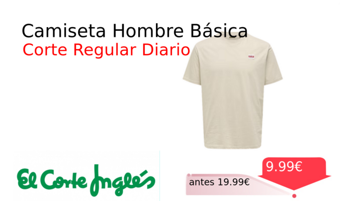 Camiseta Hombre Básica