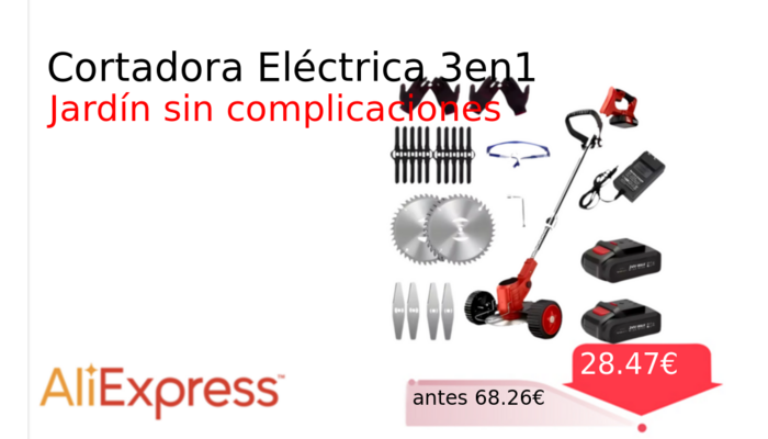 Cortadora Eléctrica 3en1