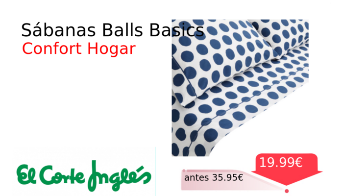 Sábanas Balls Basics