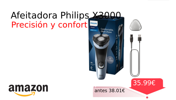 Afeitadora Philips X3000
