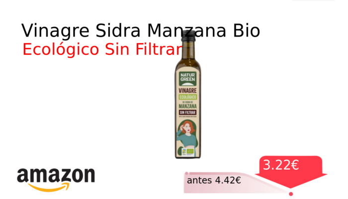 Vinagre Sidra Manzana Bio