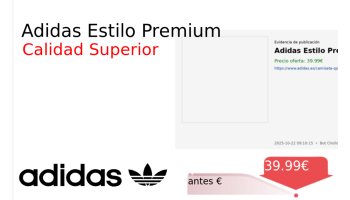 Adidas Estilo Premium