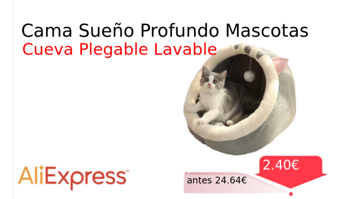Cama Sueño Profundo Mascotas