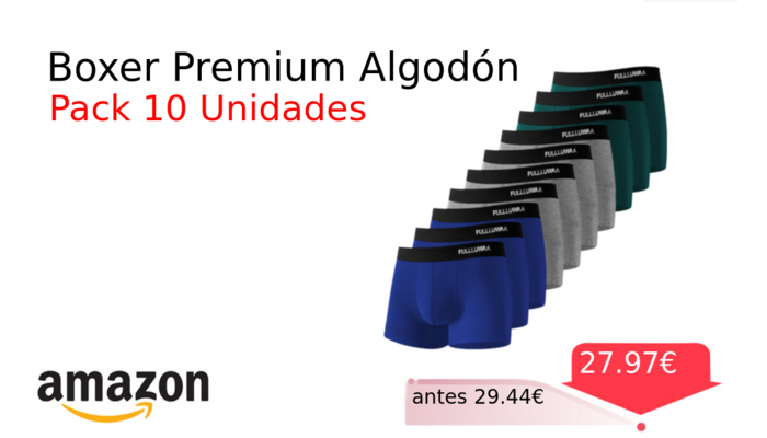 Boxer Premium Algodón