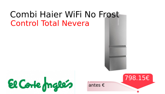 Combi Haier WiFi No Frost