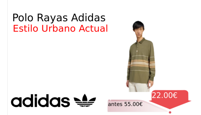 Polo Rayas Adidas