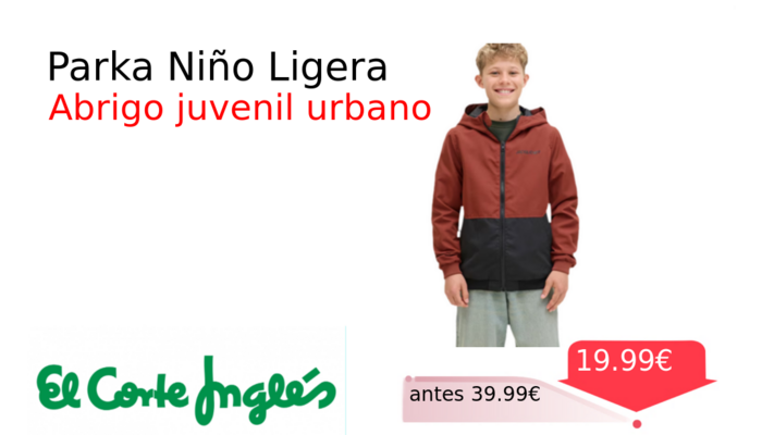 Parka Niño Ligera