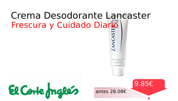 Crema Desodorante Lancaster
