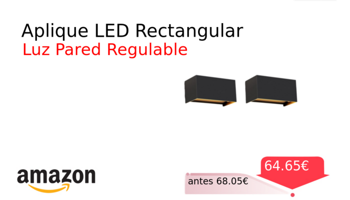 Aplique LED Rectangular