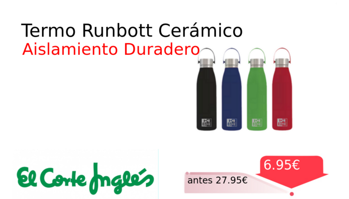Termo Runbott Cerámico