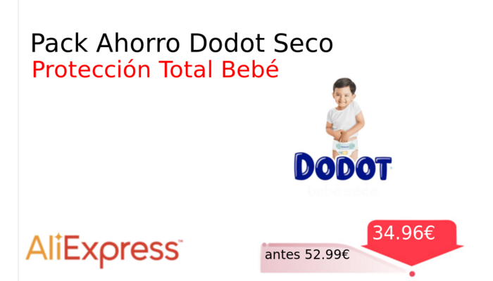 Pack Ahorro Dodot Seco