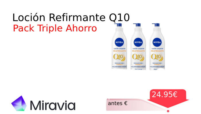 Loción Refirmante Q10