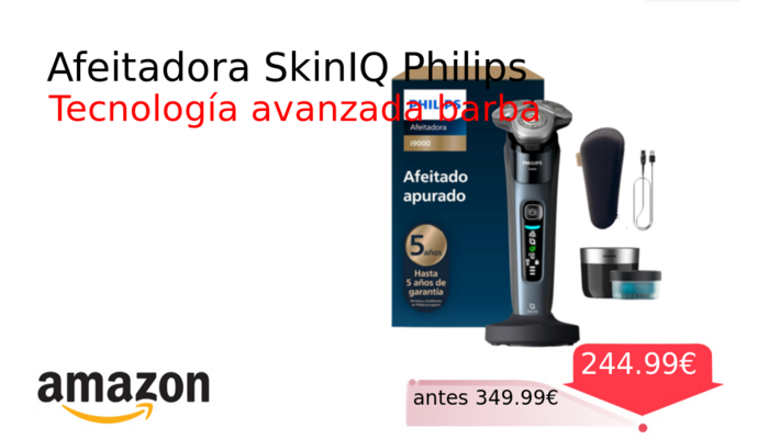 Afeitadora SkinIQ Philips