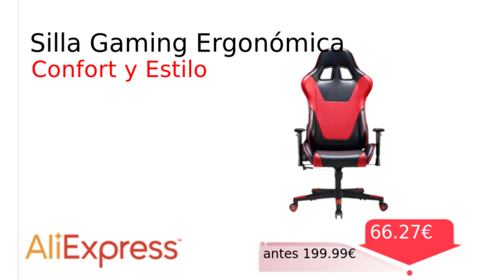 Silla Gaming Ergonómica