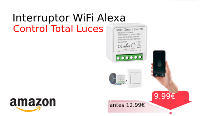 Interruptor WiFi Alexa
