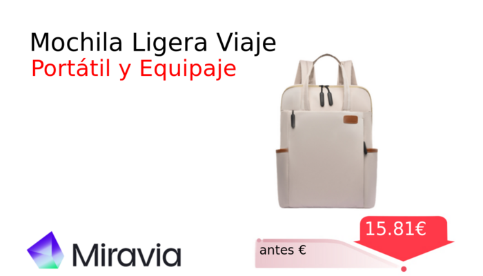 Mochila Ligera Viaje