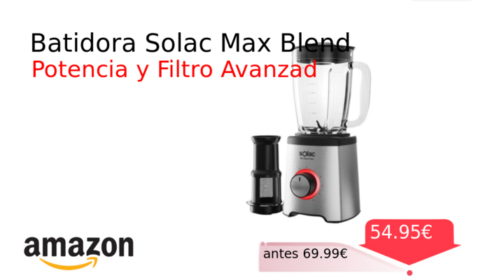 Batidora Solac Max Blend