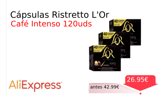 Cápsulas Ristretto L'Or