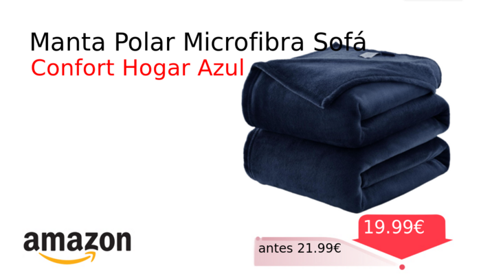 Manta Polar Microfibra Sofá
