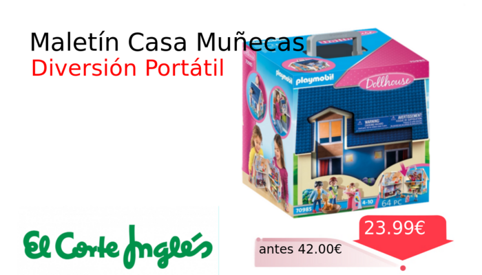 Maletín Casa Muñecas