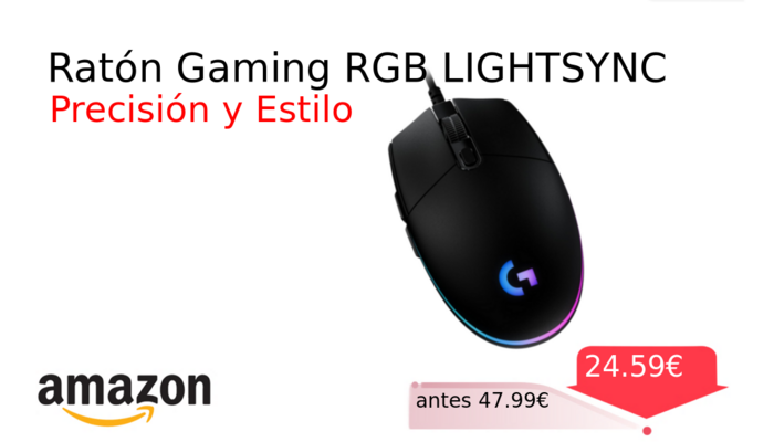 Ratón Gaming RGB LIGHTSYNC