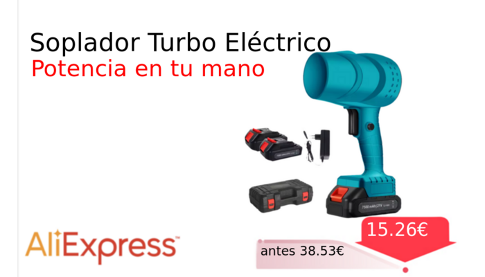 Soplador Turbo Eléctrico