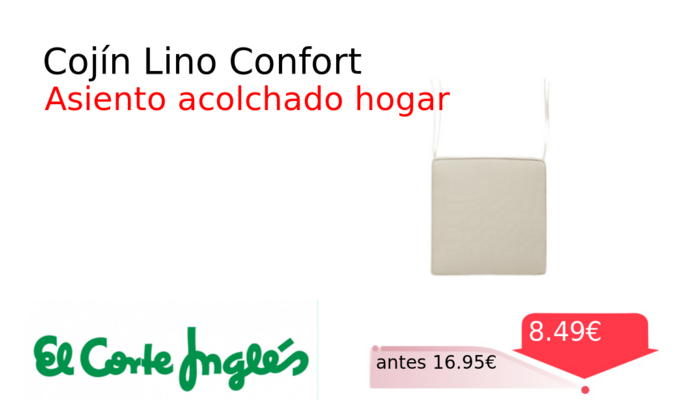 Cojín Lino Confort