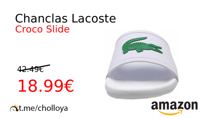 Chanclas Lacoste