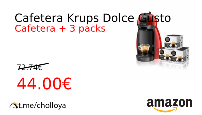 Cafetera Krups Dolce Gusto