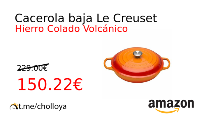 Cacerola baja Le Creuset