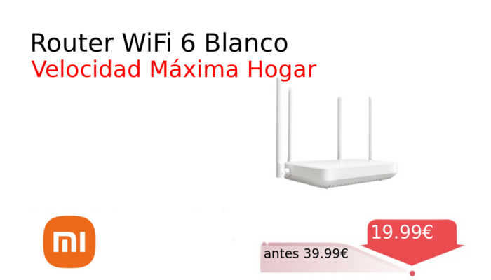 Router WiFi 6 Blanco