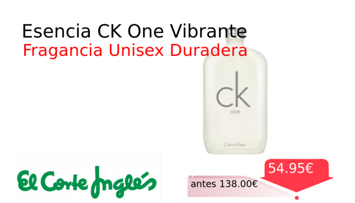 Esencia CK One Vibrante