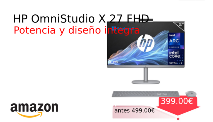 HP OmniStudio X 27 FHD