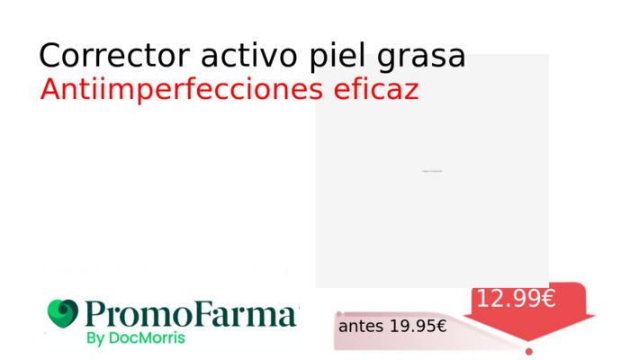 Corrector activo piel grasa