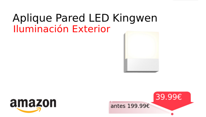 Aplique Pared LED Kingwen