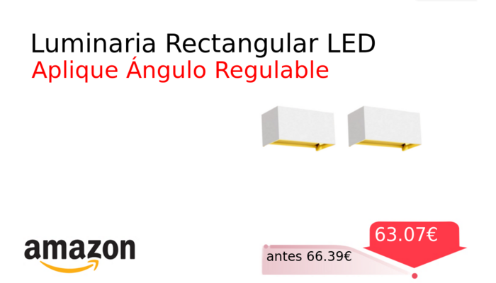 Luminaria Rectangular LED