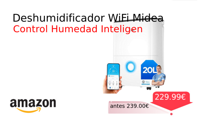 Deshumidificador WiFi Midea