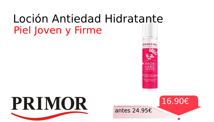 Loción Antiedad Hidratante