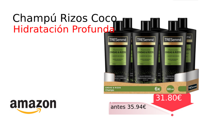 Champú Rizos Coco
