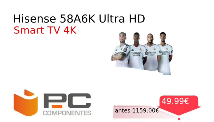 Hisense 58A6K Ultra HD