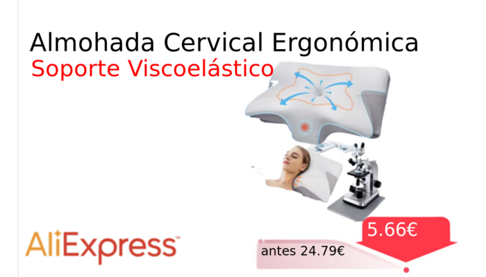 Almohada Cervical Ergonómica