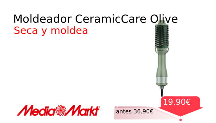 Moldeador CeramicCare Olive