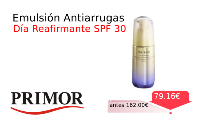 Emulsión Antiarrugas
