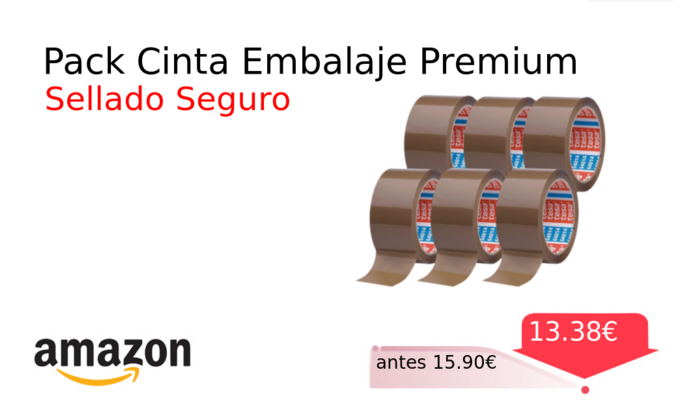 Pack Cinta Embalaje Premium