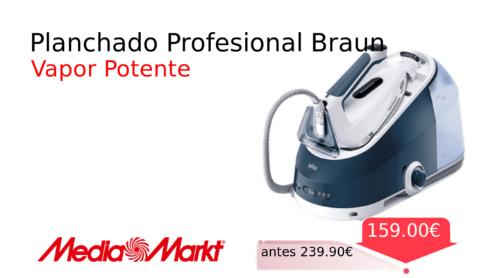 Planchado Profesional Braun