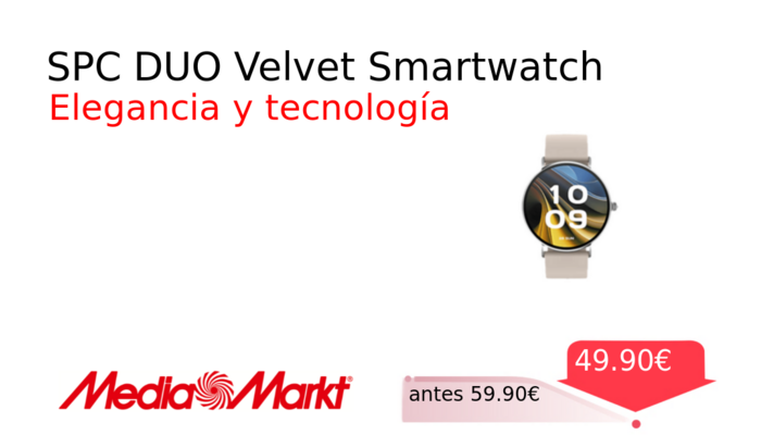SPC DUO Velvet Smartwatch