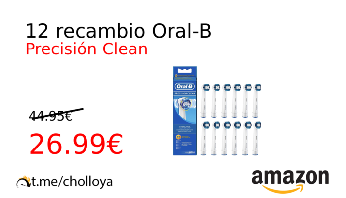 12 recambio Oral-B