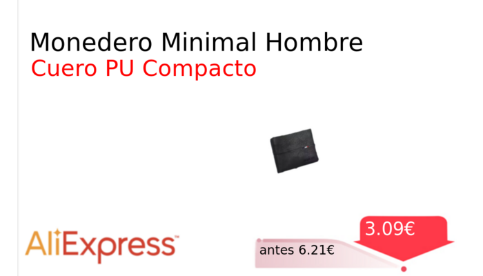 Monedero Minimal Hombre