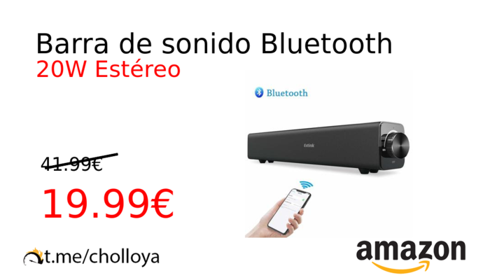 Barra de sonido Bluetooth